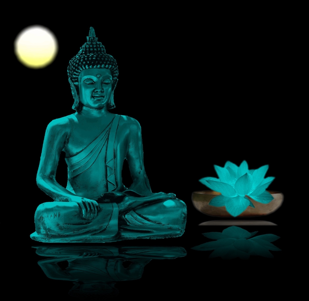 Lampe Led Méditation « Padmasana » Yoga